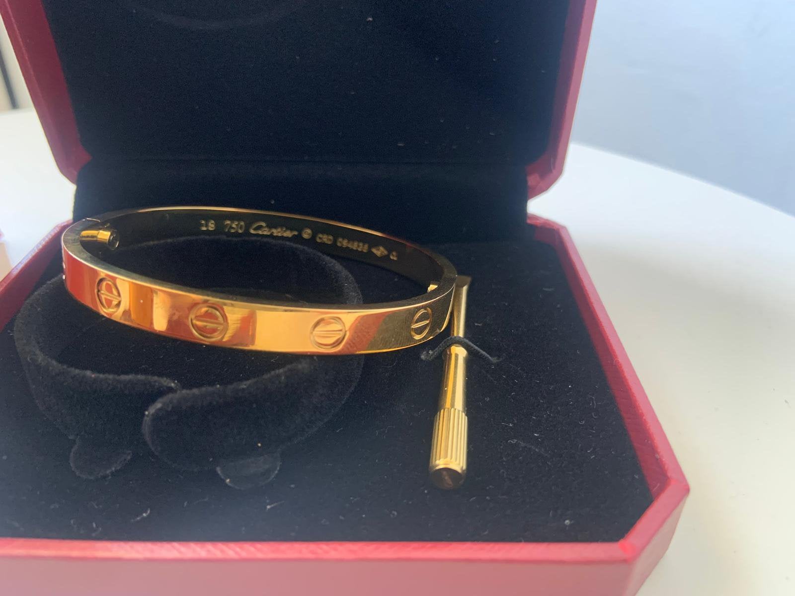 Nieuwe Cartier Love armband met alle toebehoren, Ophalen of Verzenden, Nieuw