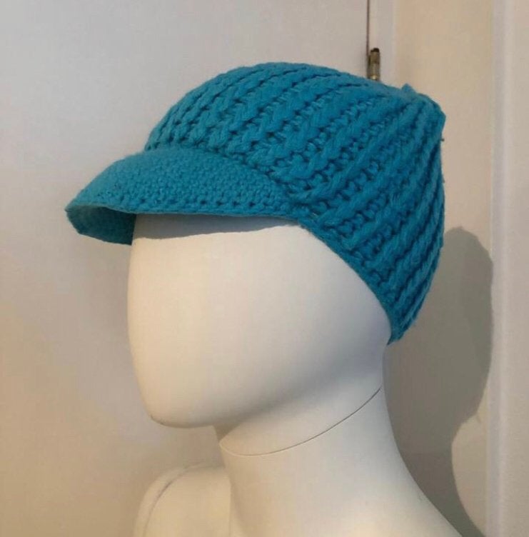 Burton muts beanie pet gebreid wintersport blauw unisex, Burton, Verzenden, Zo goed als nieuw, Overige typen