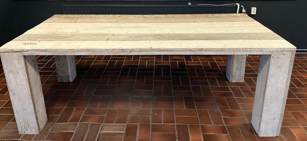 Tafel steigerhout, Ophalen, Zo goed als nieuw, Rechthoekig, Hout
