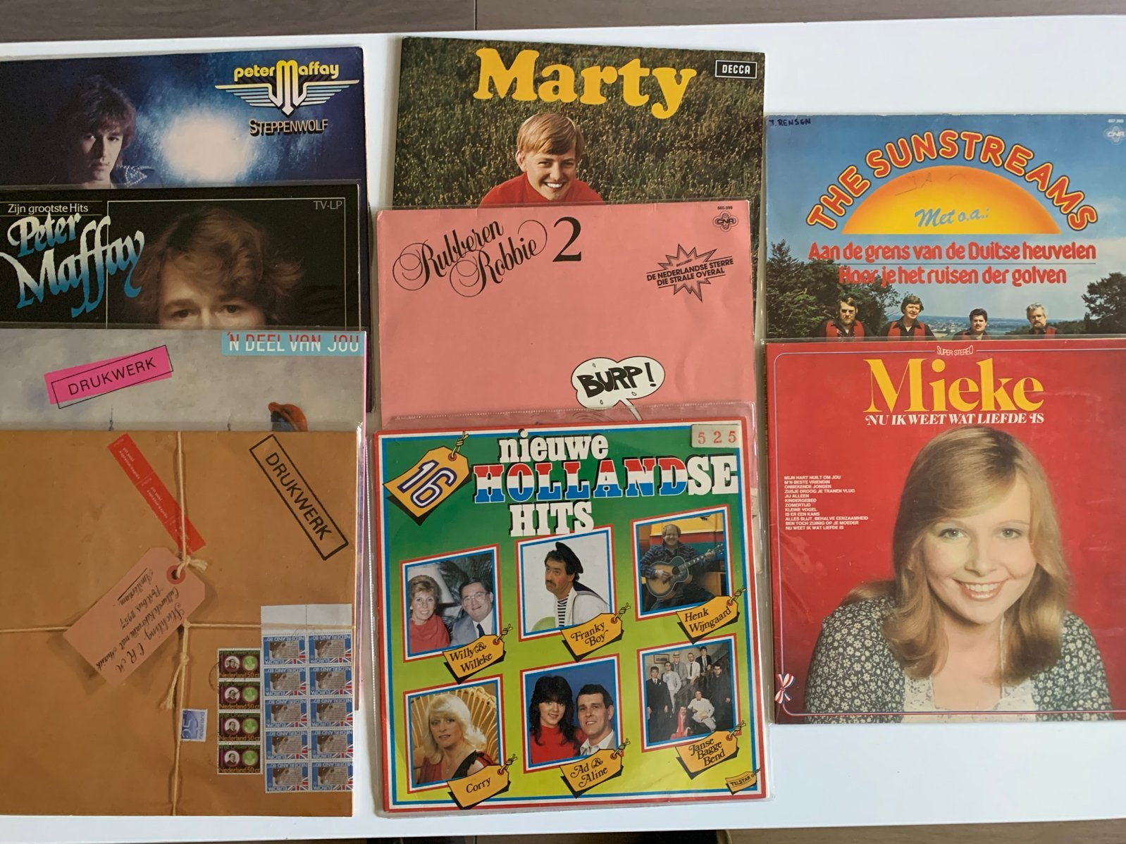 Diverse Pop Vinyl LP Collectie: Peter Maffay, Mieke, Sunstre, LP, Gebruikt, Pop, Ophalen of Verzenden