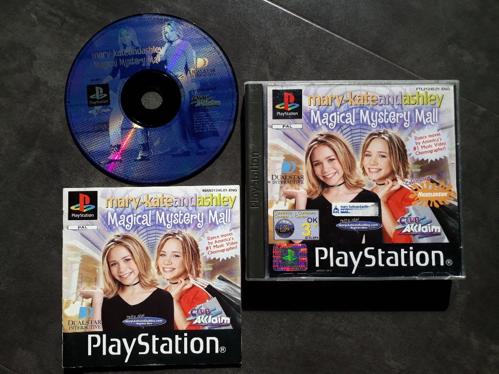 PS1 - Mary-Kate and Ashley - Magical Mystery Mall, Avontuur en Actie, 1 speler, Ophalen of Verzenden, Zo goed als nieuw