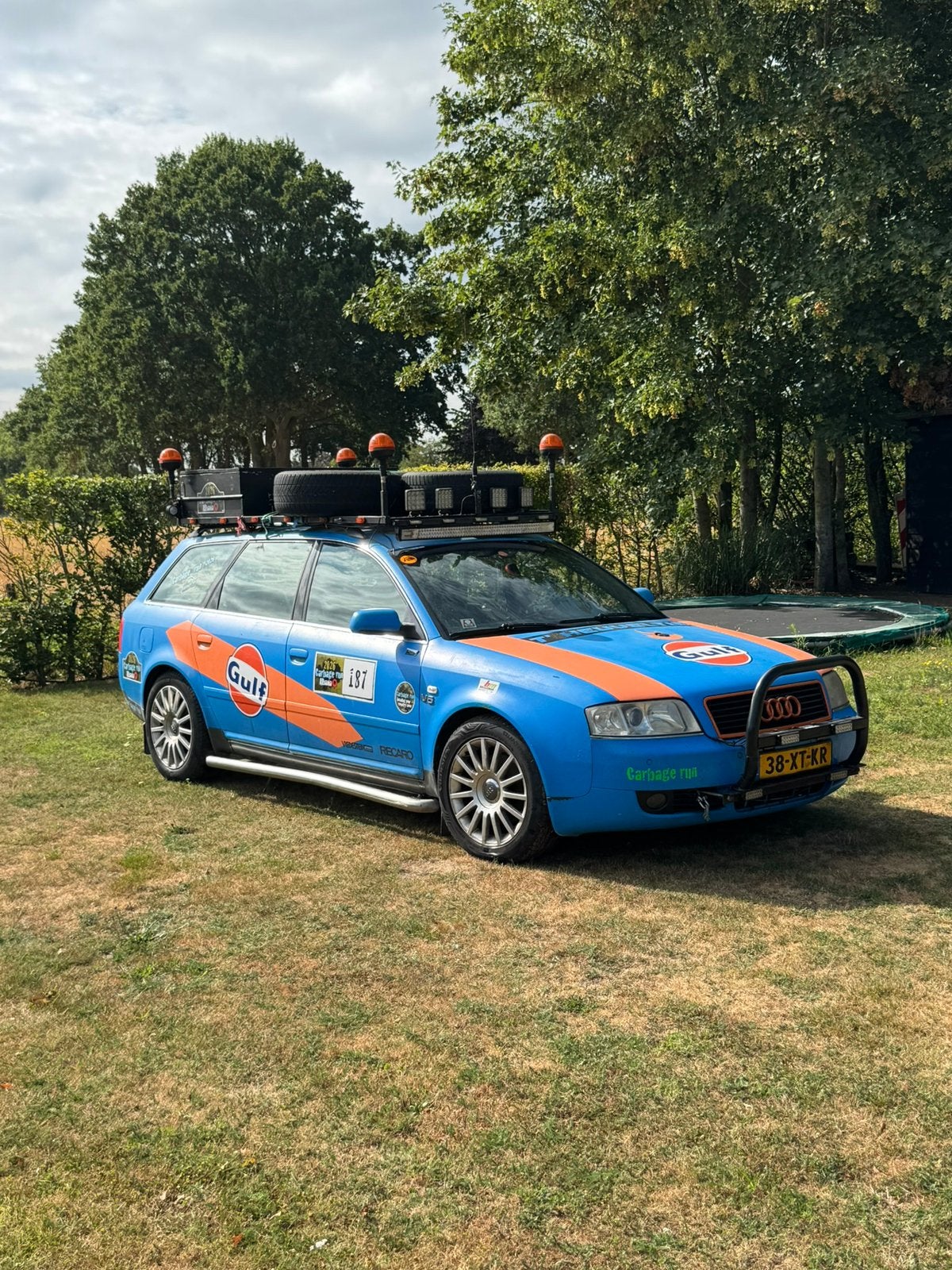 Audi A6 Quattro, Auto's, Audi, Blauw, Leder, Stationwagon, Diesel