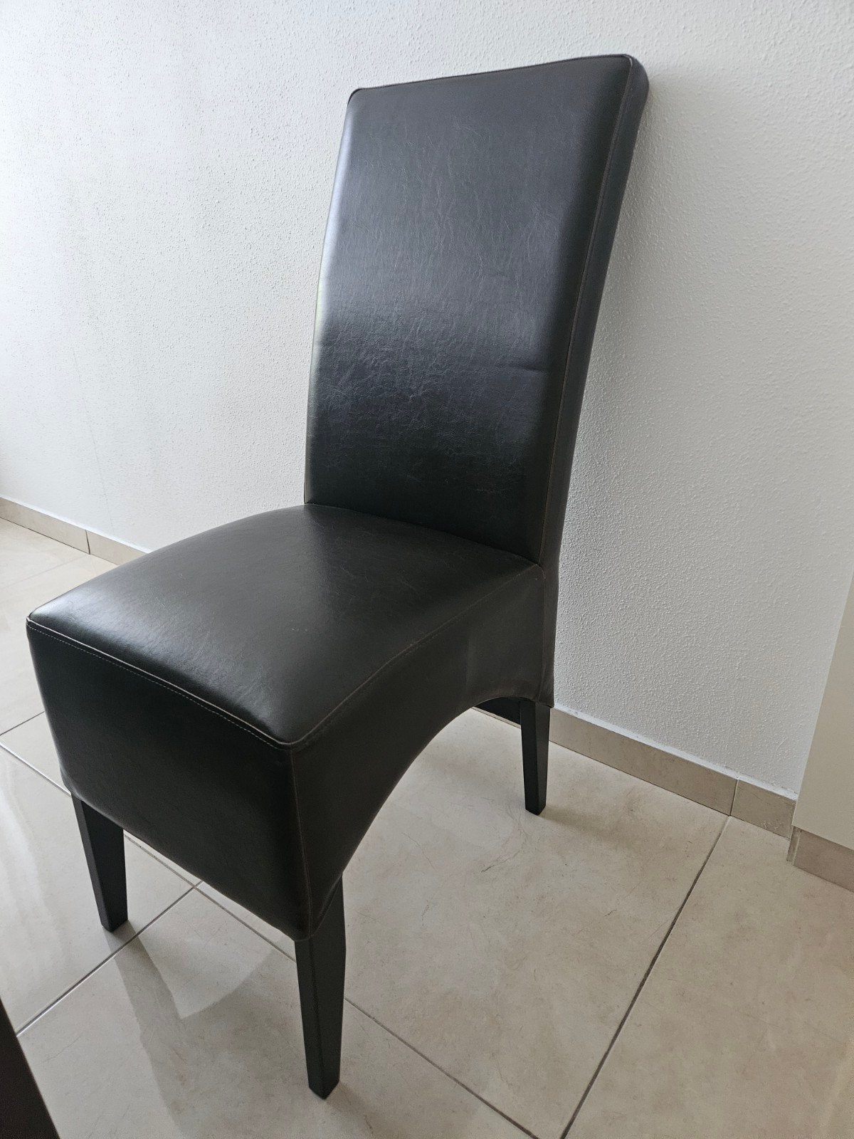 Eetkamerstoelen, Ophalen, Overige materialen, Bruin, Zo goed als nieuw