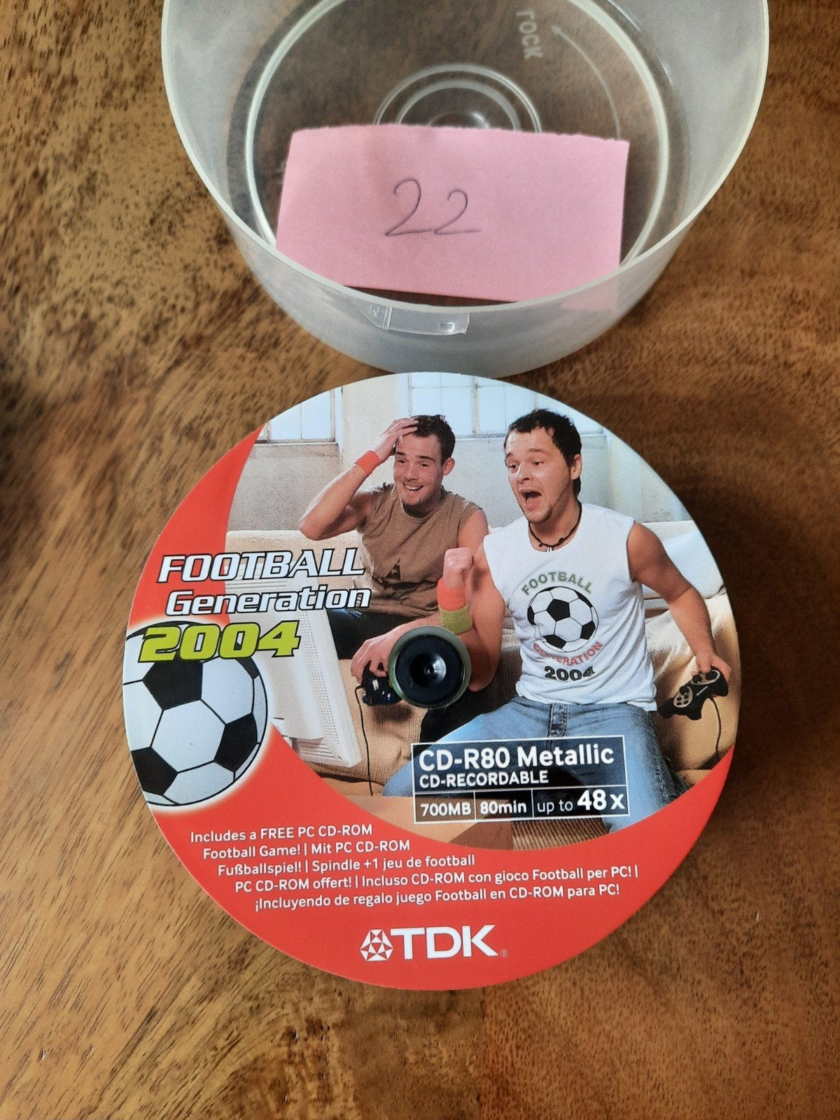 TDK CD-R80 Metallic CD-Recordable (22 stuks), Computers en Software, Op spindel, Cd, Ophalen of Verzenden, Nieuw
