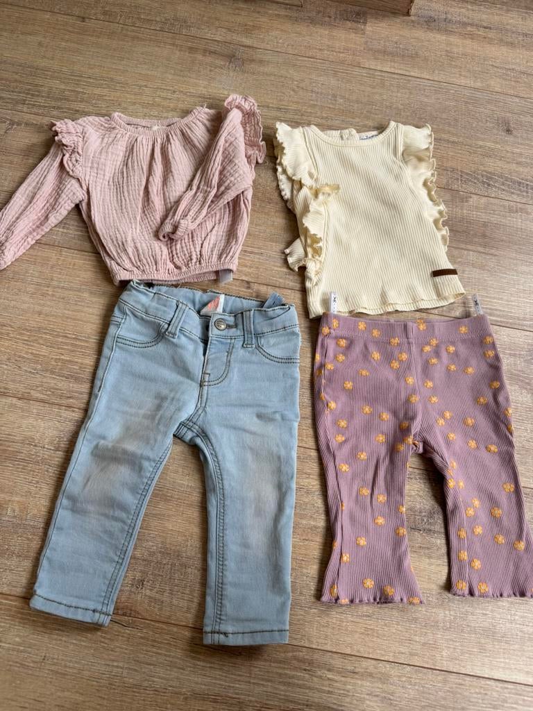 Meisjes kleding maat 50 t/m 62 - doos vol, Kinderen en Baby's, Babykleding | Baby-kledingpakketten, Ophalen, Gebruikt, Maat 56