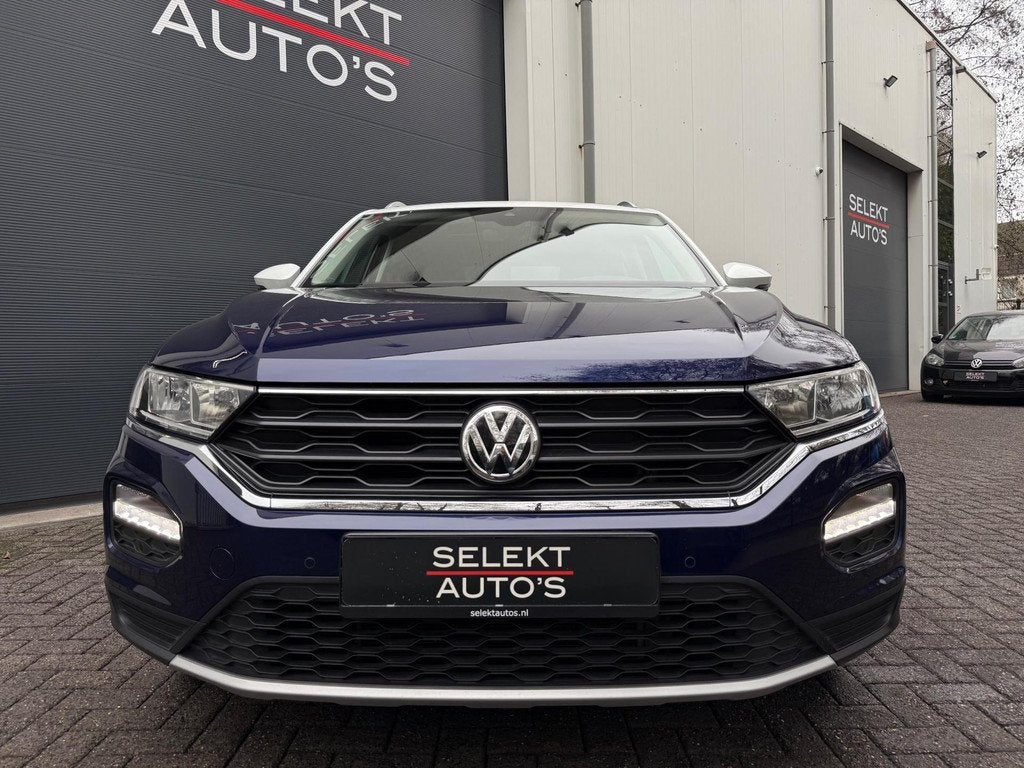 Volkswagen T-Roc 1.0 TSI Style 116 Pk Panoramadak/Airco/ACC/, Voorwielaandrijving, Stof, Gebruikt, Zwart