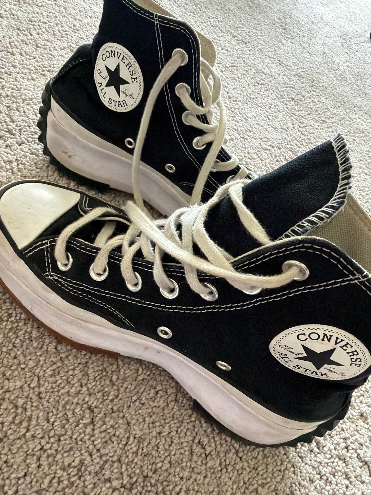 Converse Chuck Taylor All Star Run Star Hike - Maat 38, Ophalen of Verzenden, Gedragen, Zwart, Sneakers of Gympen