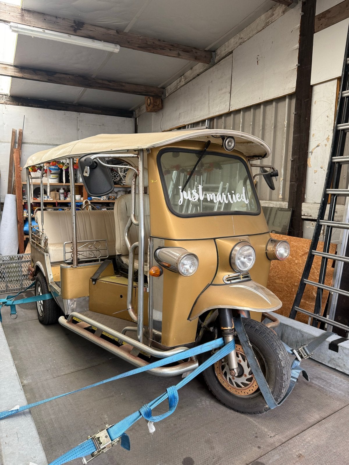 Tuk Tuk met motor kenteken - Ideaal voor reclame!, Motoren, Particulier, Gebruikt, Overig