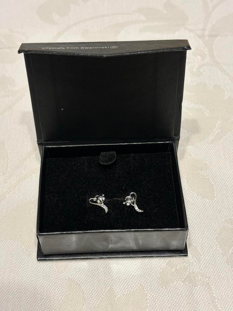 Yolora Oorbellen met Kristallen - Zilverkleurig, Sieraden, Tassen en Uiterlijk, Oorbellen, Met kristal, Overige materialen, Nieuw