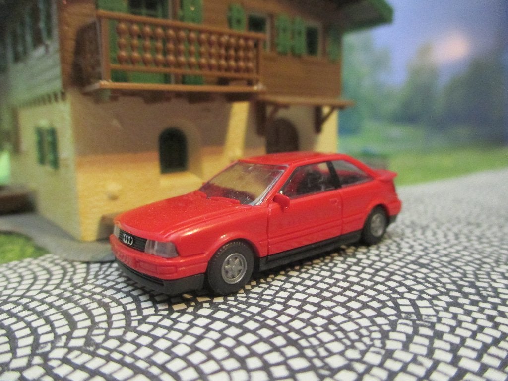 1986-1992 Audi 80 / 90 Coupé B3 Rietze rood, Ophalen of Verzenden, Nieuw, Auto, Rietze