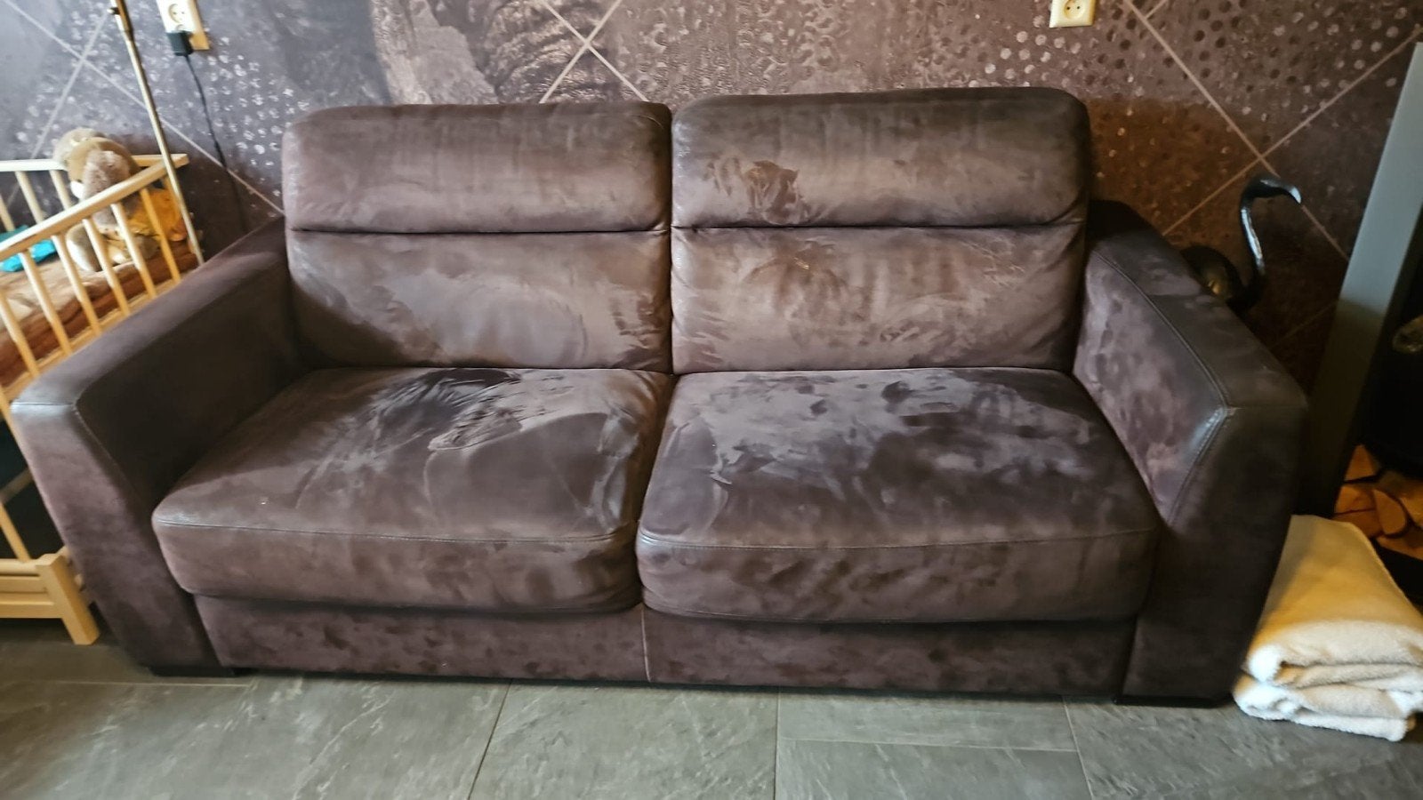 3 zits bank, Ophalen, Driepersoons, 75 tot 100 cm, Zo goed als nieuw