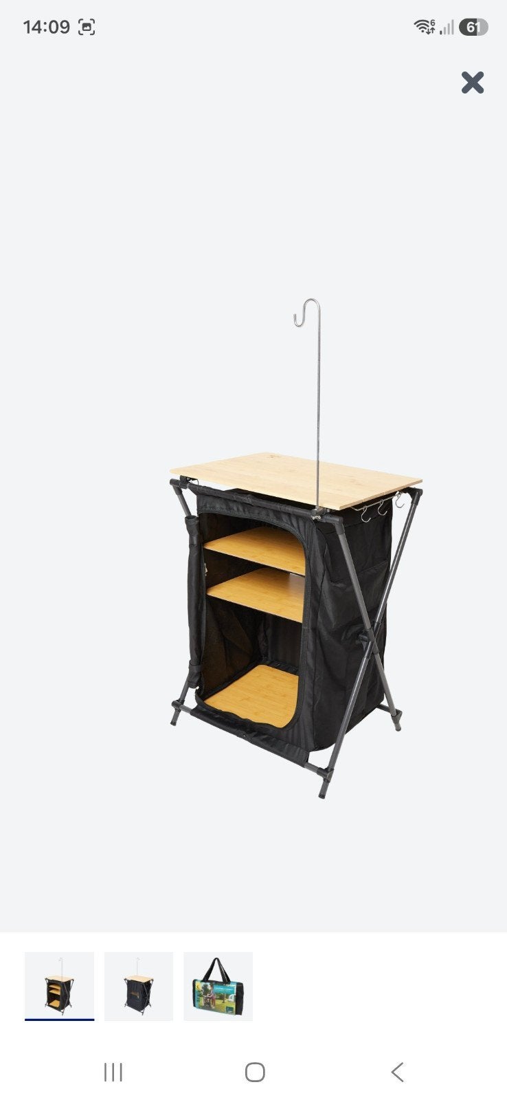 Campingkasten 2x van de action., Ophalen, Zo goed als nieuw, Campingkast