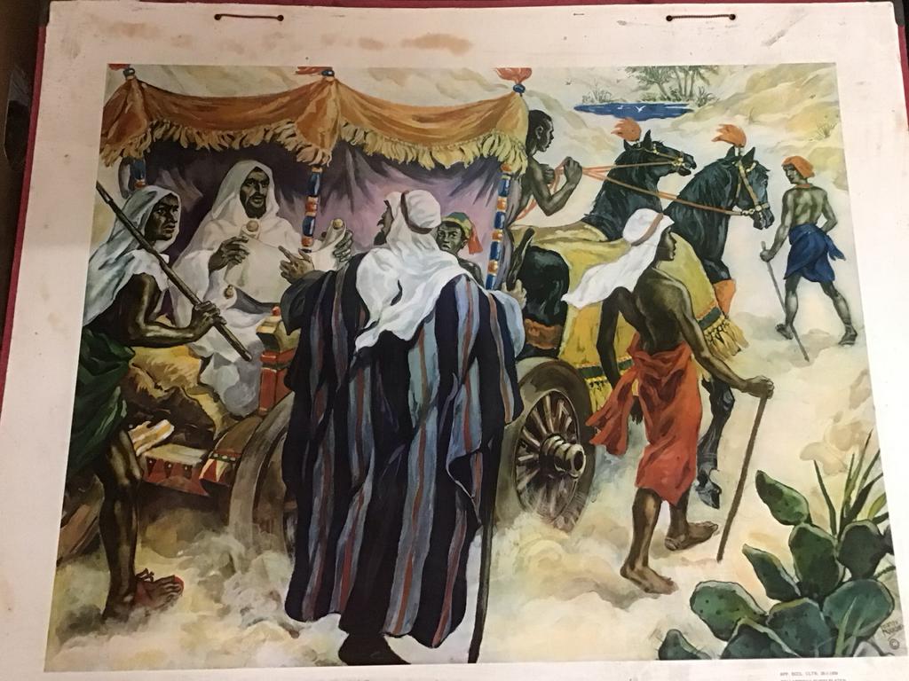 Religieuze platen uit 1956 - Bijbelse taferelen, Ophalen of Verzenden, Geschiedenis