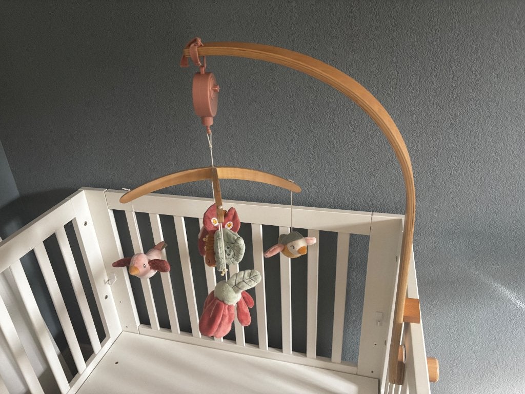 Little Dutch - houten muziekmobiel - Flowers & Butterflies, Kinderen en Baby's, Ophalen, Zo goed als nieuw, Mobiel, Met geluid