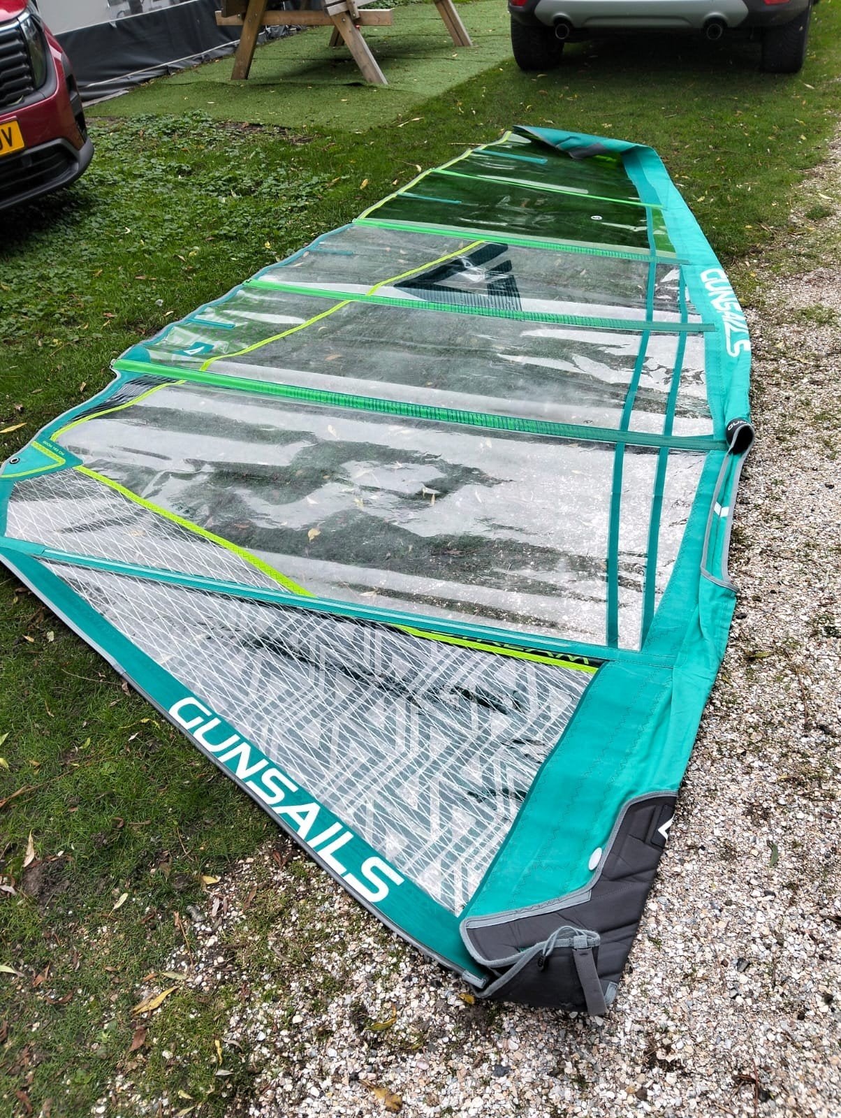 G.S.Stream 6.9 en 7.5 m2  N.S. Ram F12 7 m2, Watersport en Boten, Ophalen, 6.5 m² tot 8 m², Nvt, Gunsails