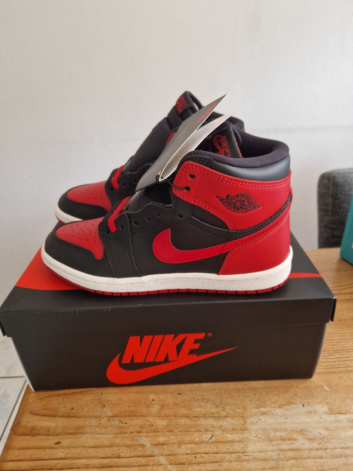 Nike Air Jordan 1 High OG '85 Bred, Zwart, Nieuw, Ophalen of Verzenden, Nike Air Jordan