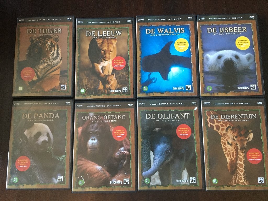 In the Wild De Complete Serie ( 8 DVD's ), Engels, Alle leeftijden, Nederlands, Natuur