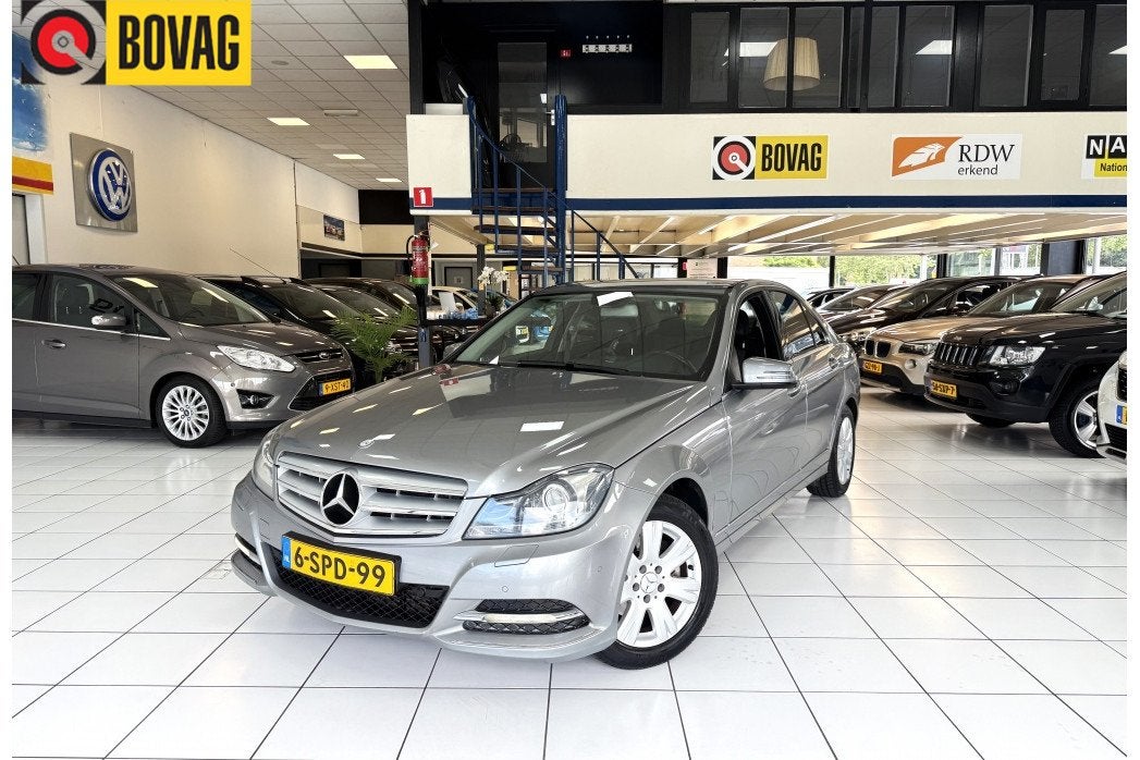 Mercedes-Benz C-Klasse 200 Ambition Ed. C (bj 2013), Automaat, Euro 5, 15 km/l, 4 cilinders