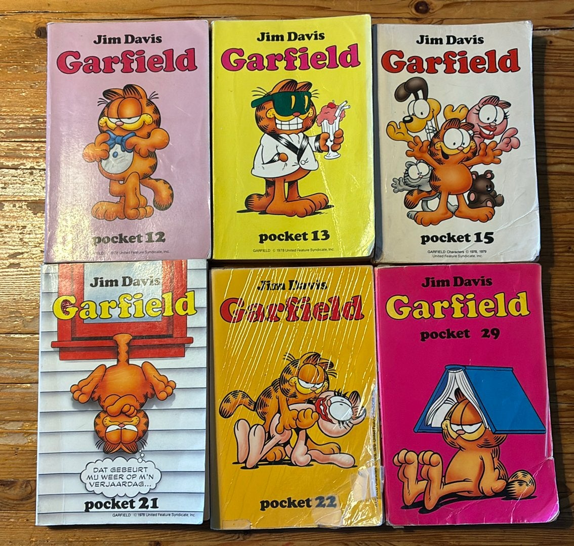 Garfield pockets, Ophalen of Verzenden, Gelezen, Cartoons