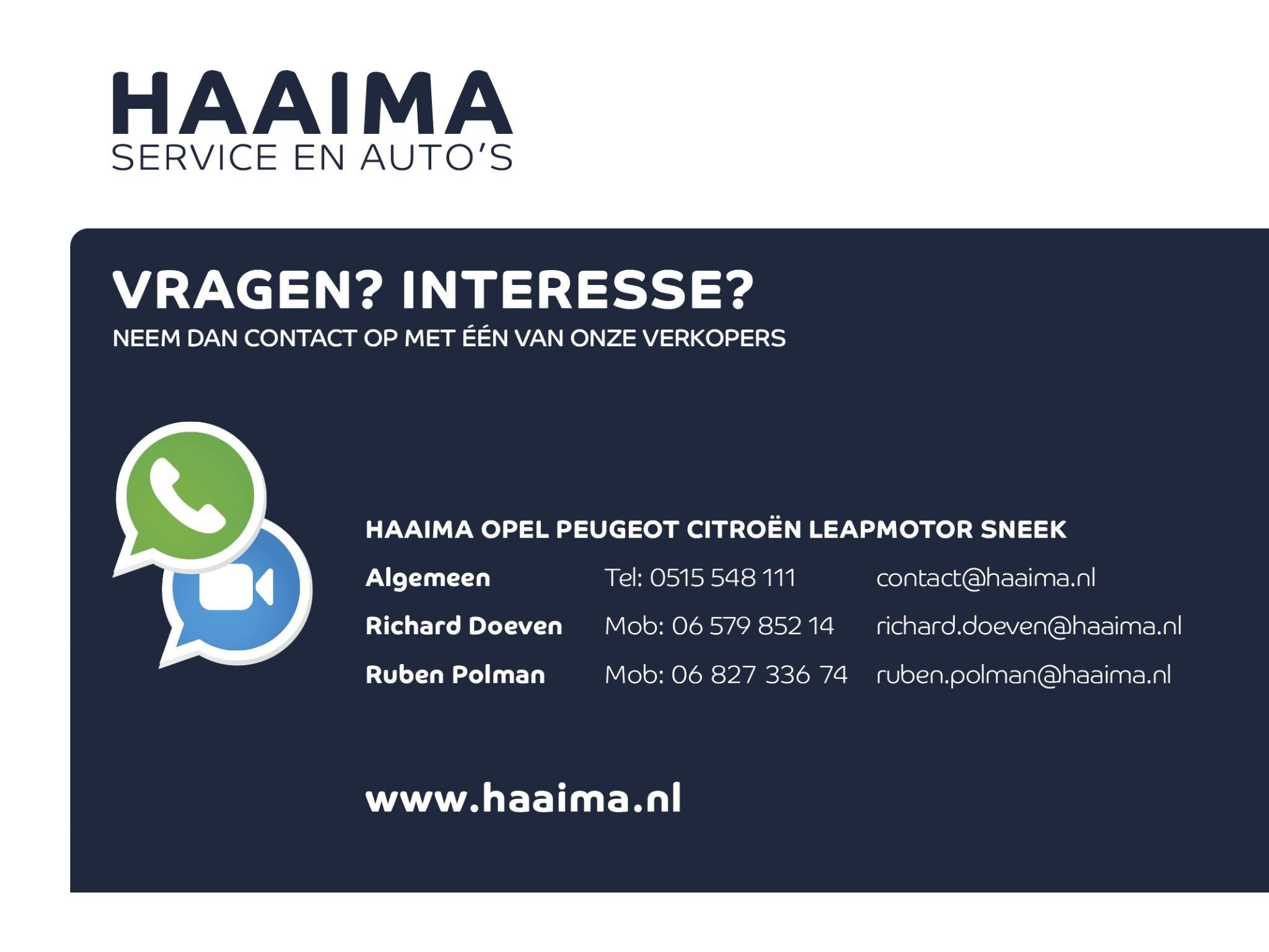 Opel Vivaro 1.5 BlueHDi 120pk S&S L2 | Demo | Achteruitrijca, Stof, Gebruikt, 2000 kg, Wit