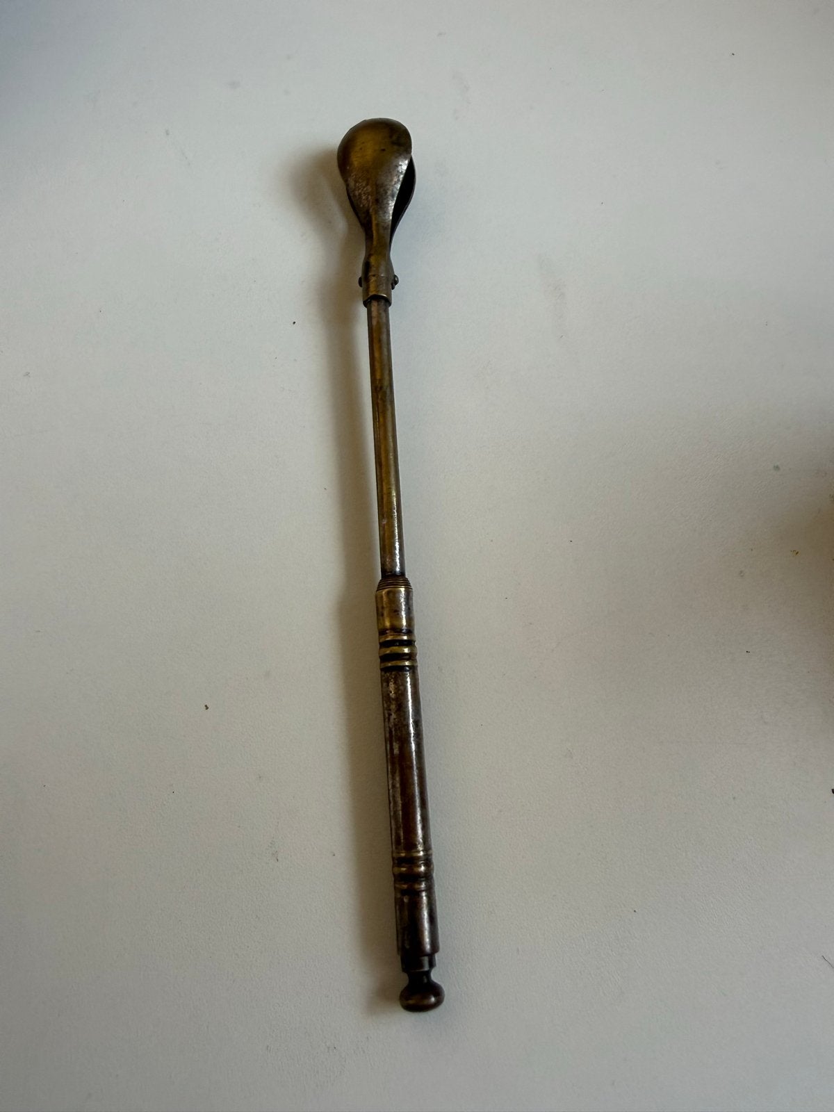 Antieke messing  tang met patentmarkering, Ophalen of Verzenden