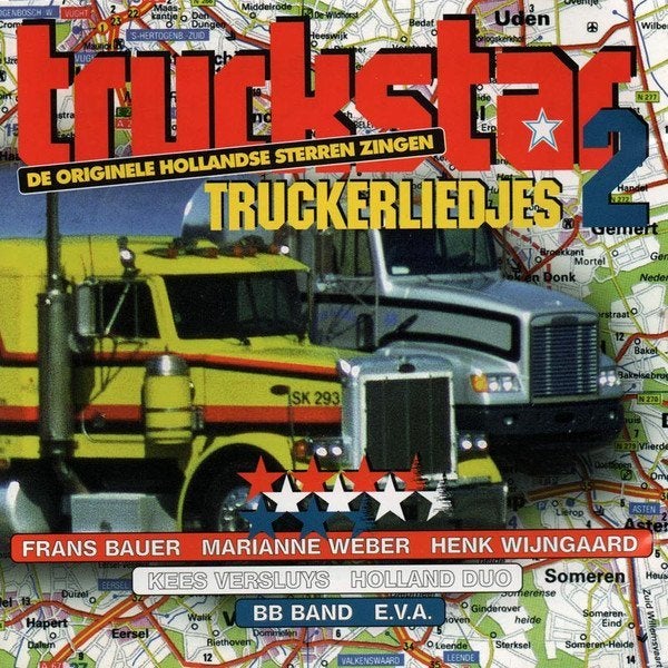 Various – Originele Hollandse Sterren Zingen Trucker Liedjes, Verzenden, Zo goed als nieuw, Pop, Album