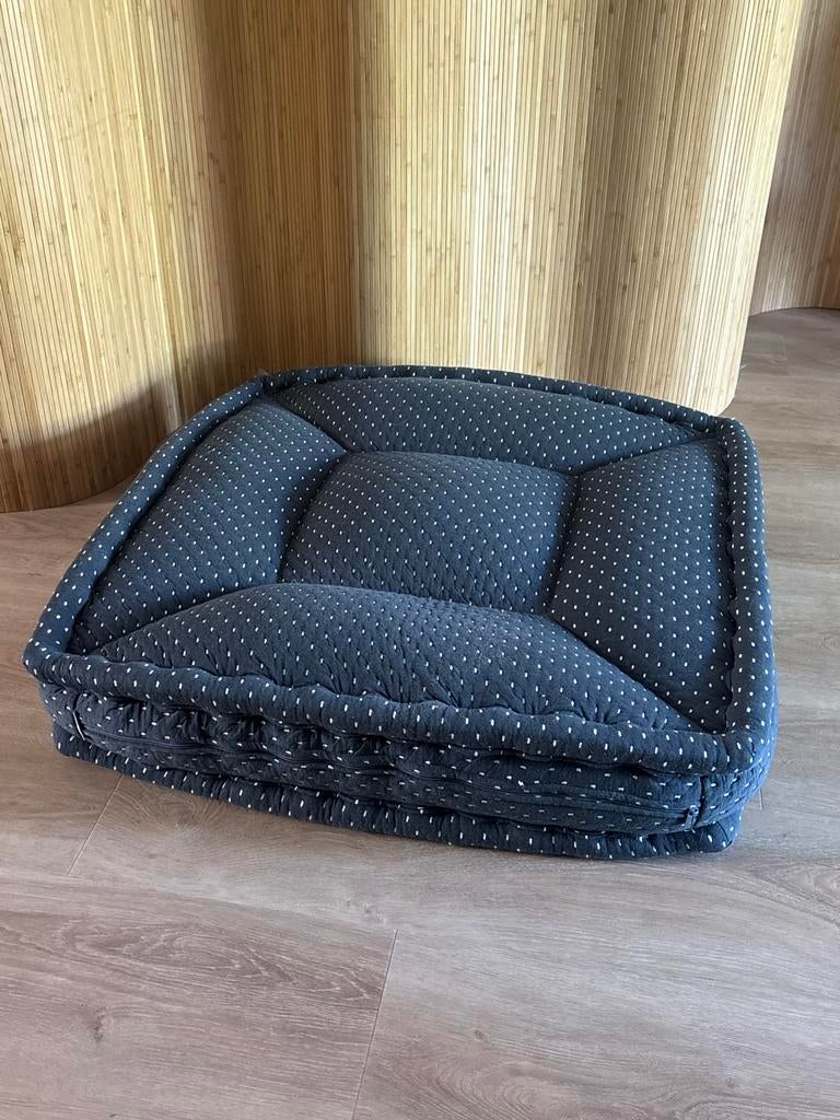 Coco-mat Takis vloerkussen 80x80cm, Huis en Inrichting, Woonaccessoires | Kussens, Zo goed als nieuw, Vierkant, Ophalen