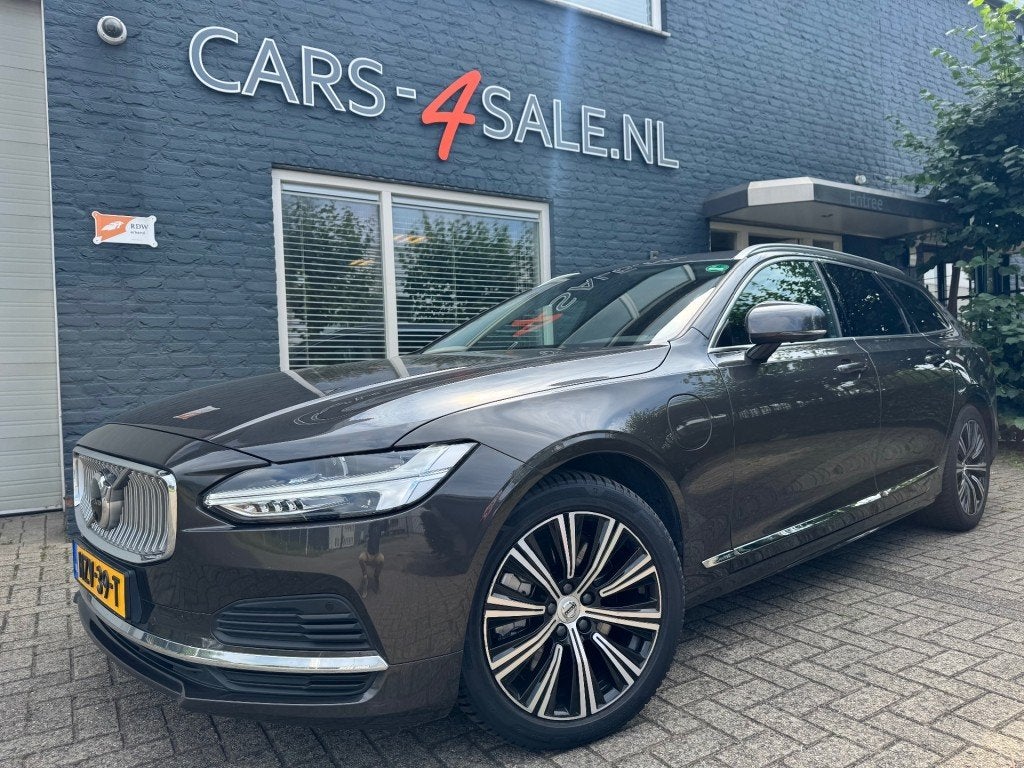 Volvo V90 2.0 T-6 Recharge 340pk AWD Inscription + Leder + 3, Automaat, 4 cilinders, Vierwielaandrijving, Hybride Elektrisch/Benzine