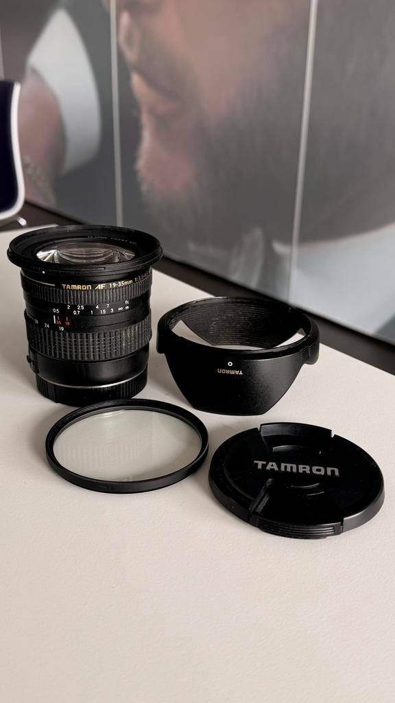 Tamron AF 19-35mm f/3.5-4.5 Groothoeklens + UV filter, Audio, Tv en Foto, Fotografie | Lenzen en Objectieven, Ophalen of Verzenden