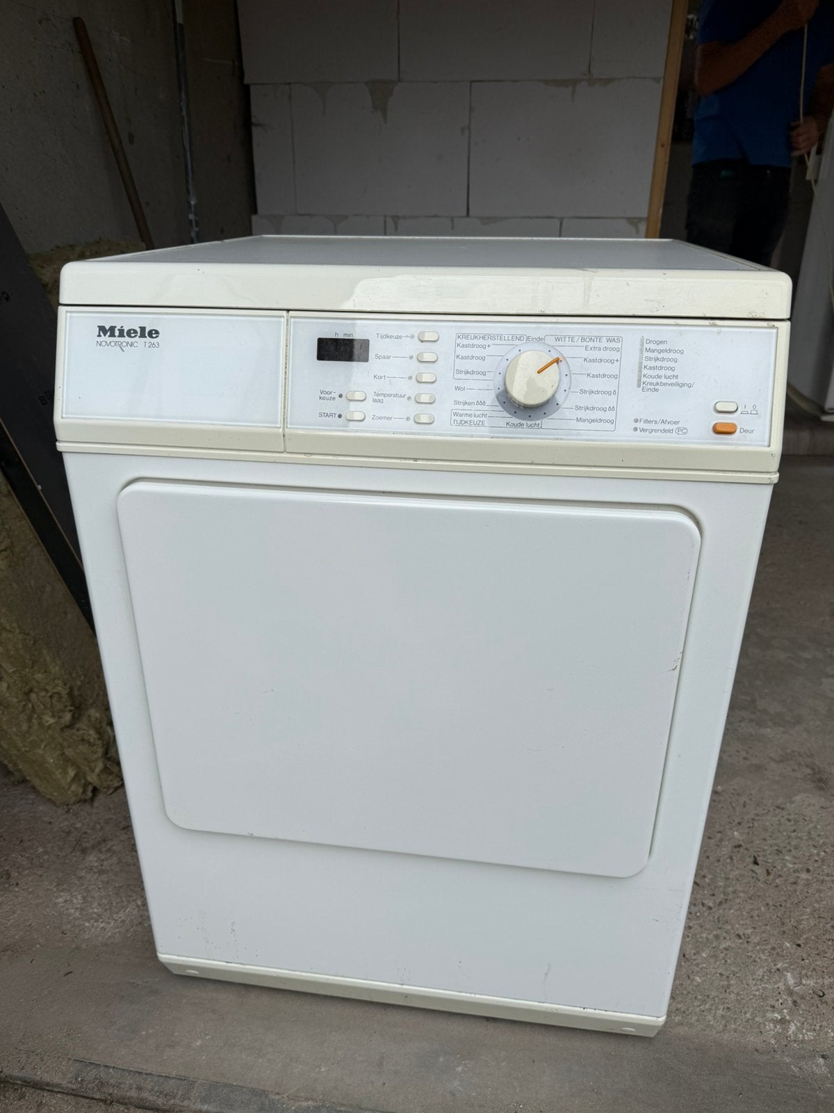 Miele novotronic T263 droger, Ophalen, Gebruikt, Luchtafvoer, 4 tot 6 kg