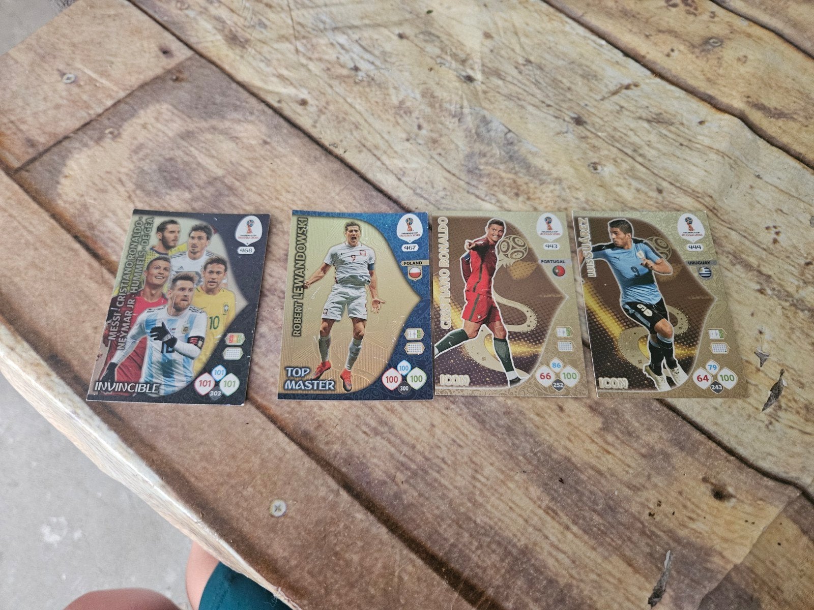 goude voetbalplaatjes WK 2018, Ophalen, Gebruikt, Buitenlandse clubs, Spelerskaart
