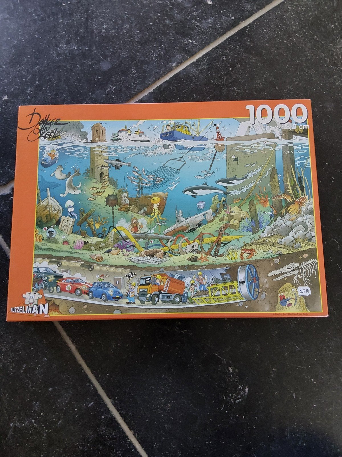 Puzzelman Puzzel 1000 stukjes - Onderwaterwereld (Goed doel), Ophalen of Verzenden, 500 t/m 1500 stukjes, Gebruikt, Legpuzzel