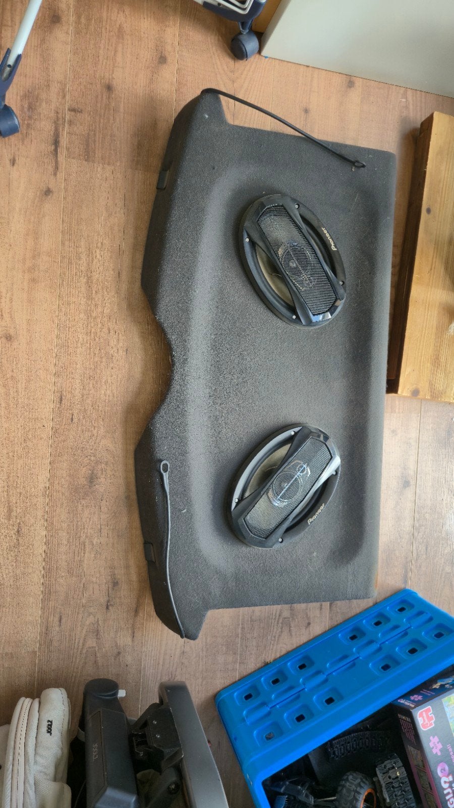 Hoedenplank Opel Corsa C met Pioneer speakers, Ophalen of Verzenden, Gebruikt