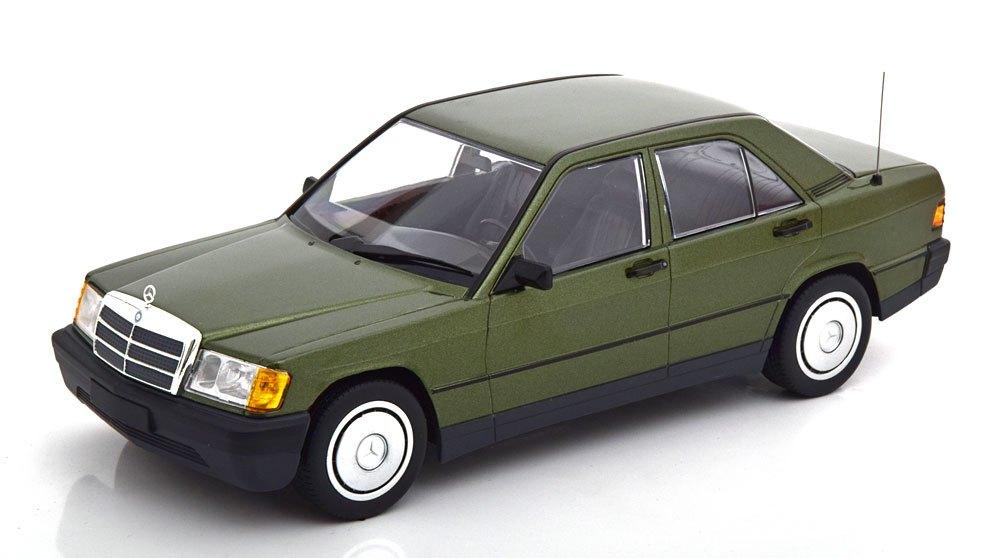 Mercedes-Benz 190E ( W201 ) 1982 Groen 1-18 Minichamps, Minichamps, Auto, Www.minichamps.de, Nieuw