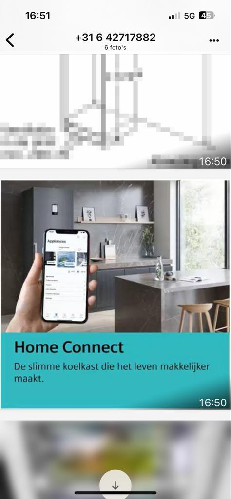 Siemens Koelkast met HyperFresh en Home 1 week oud Connect, Witgoed en Apparatuur, Koelkasten en IJskasten, Zonder vriesvak, 200 liter of meer