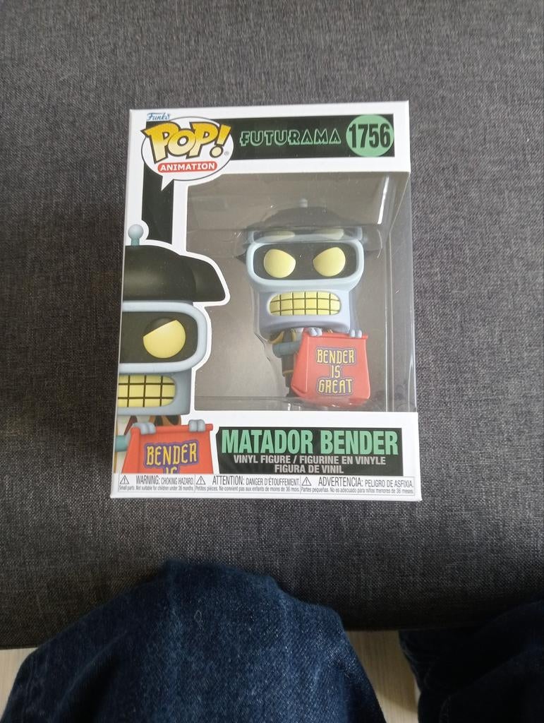 Funko Pop! Futurama Matador Bender #1756 - Mint Conditie, Ophalen of Verzenden, Zo goed als nieuw