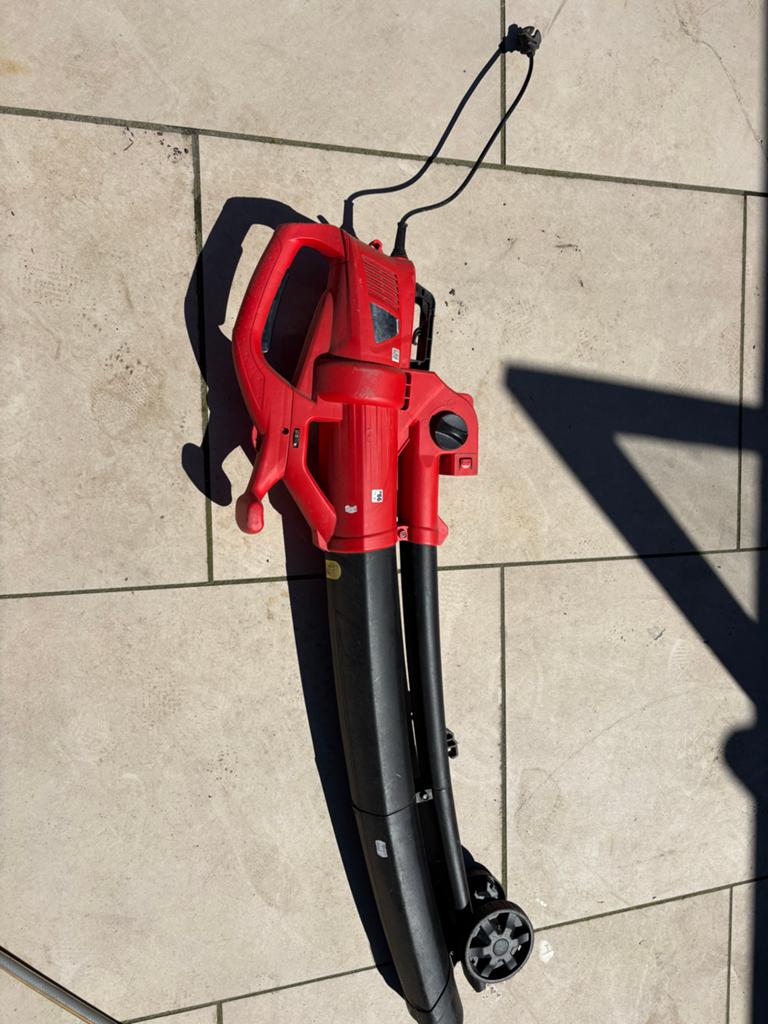 Grizzly Bladblazer/Bladzuiger Elektrisch, Ophalen, Gebruikt, Handgedragen, Met opvangzak