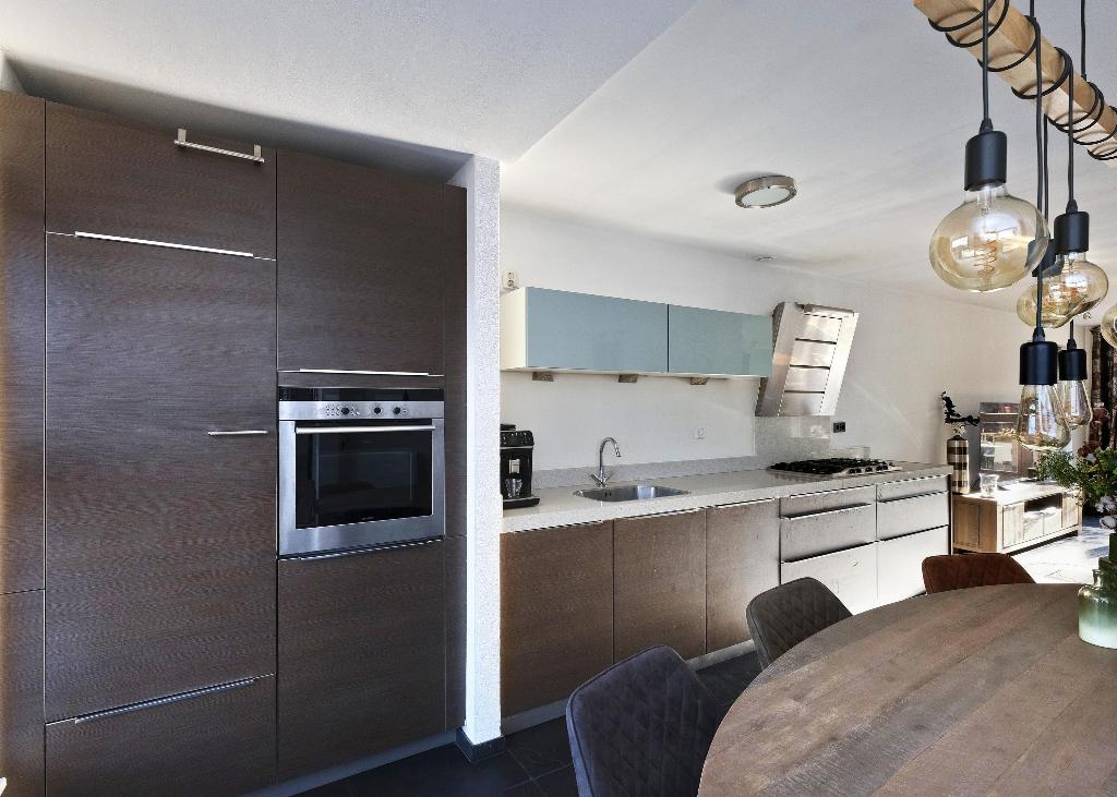 Complete keuken inclusief apparatuur, Ophalen, Gebruikt, Bruin, Overige typen