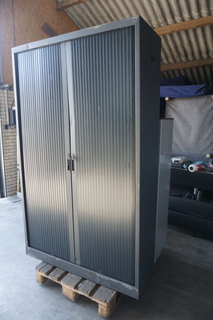 Archiefkast, roldeurkast, gereedschapskast garagekast kast, 100 tot 150 cm, Niet ingevuld, Meerdere deuren, 150 tot 200 cm