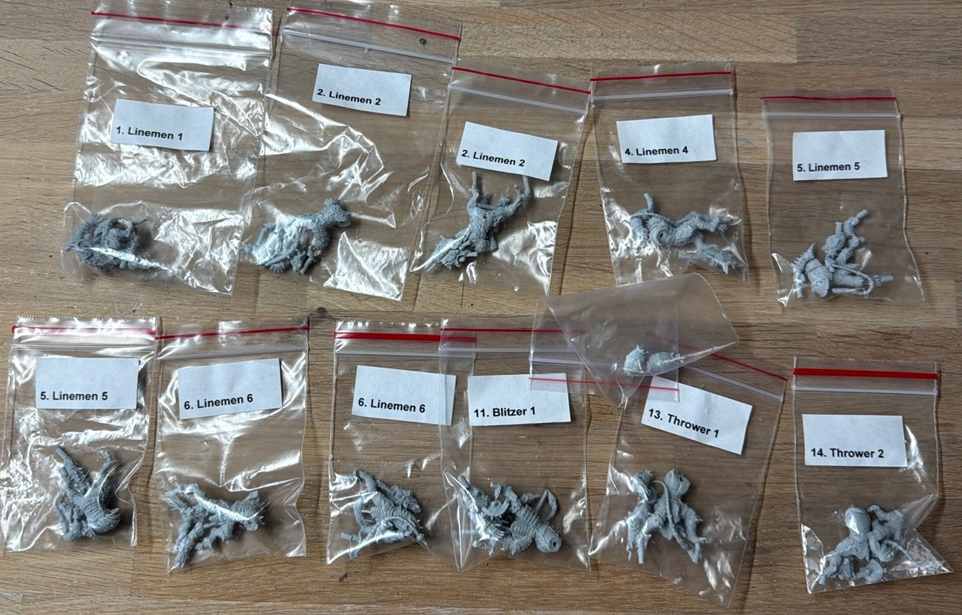 Skaven Blood bowl mini’s, Ophalen of Verzenden, Zo goed als nieuw, Warhammer