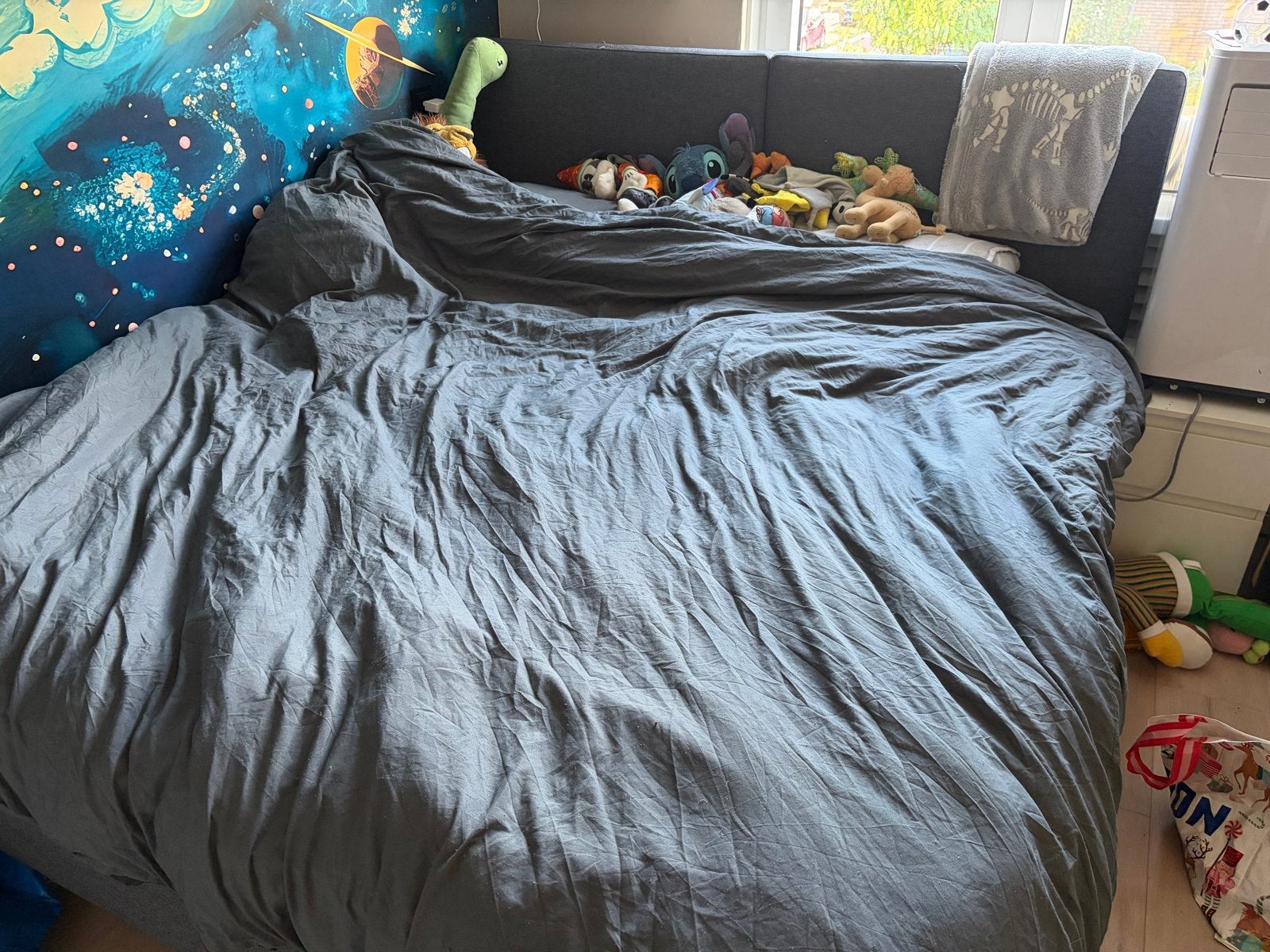 Emma Boxspring 180x200 met toebehoren - Zo goed als nieuw, Ophalen, Tweepersoons, Scandinavisch, Zo goed als nieuw