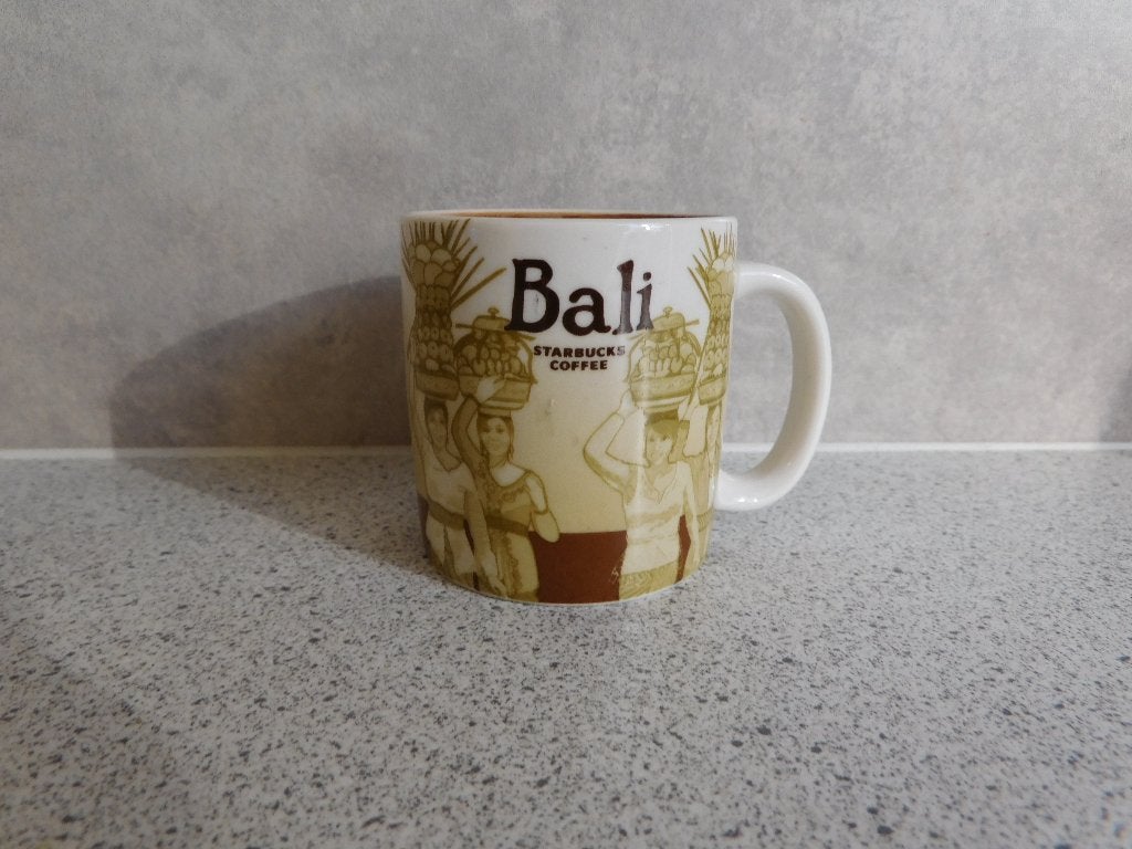 Mok 89 ml. 2012 Bali Collector Series Starbucks, Zo goed als nieuw, Overige stijlen, Starbucks, Porselein
