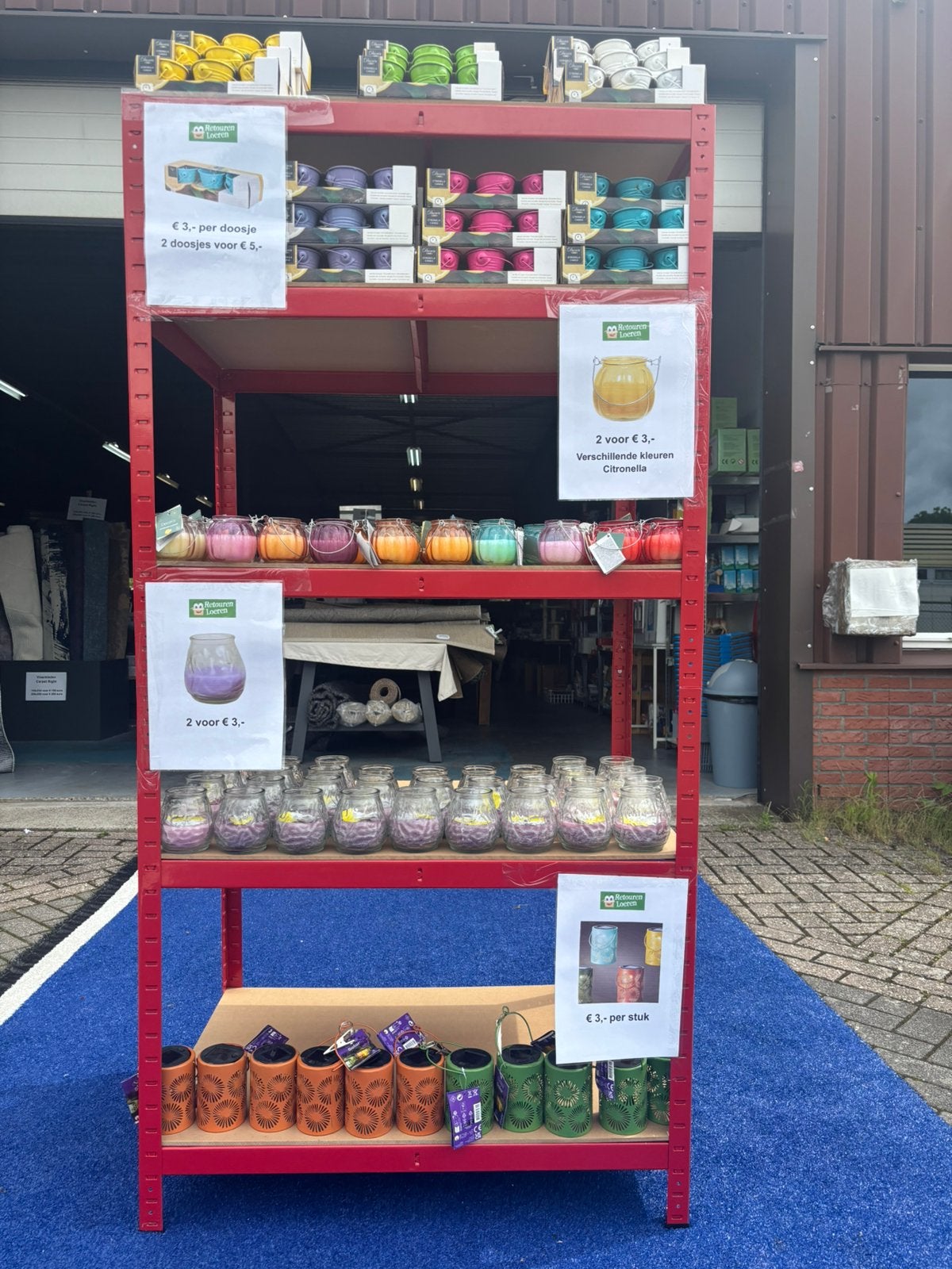Citronella kaarsen, Ophalen, Overige materialen, Decoris, Nieuw