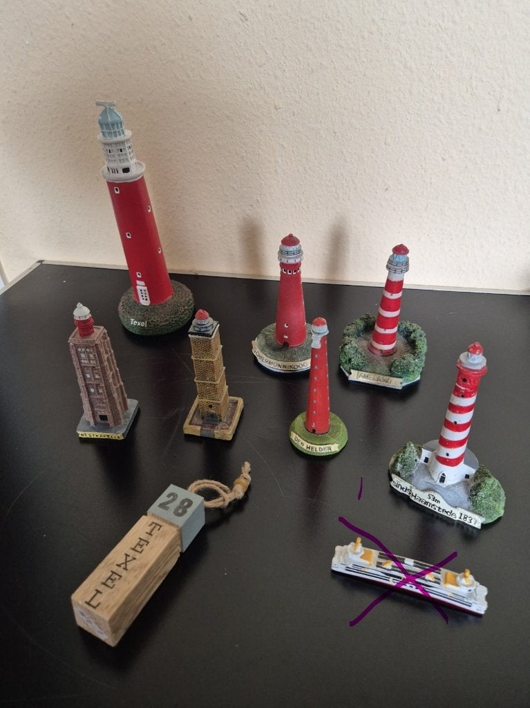 Vuurtoren diverse, Ophalen of Verzenden, Zo goed als nieuw