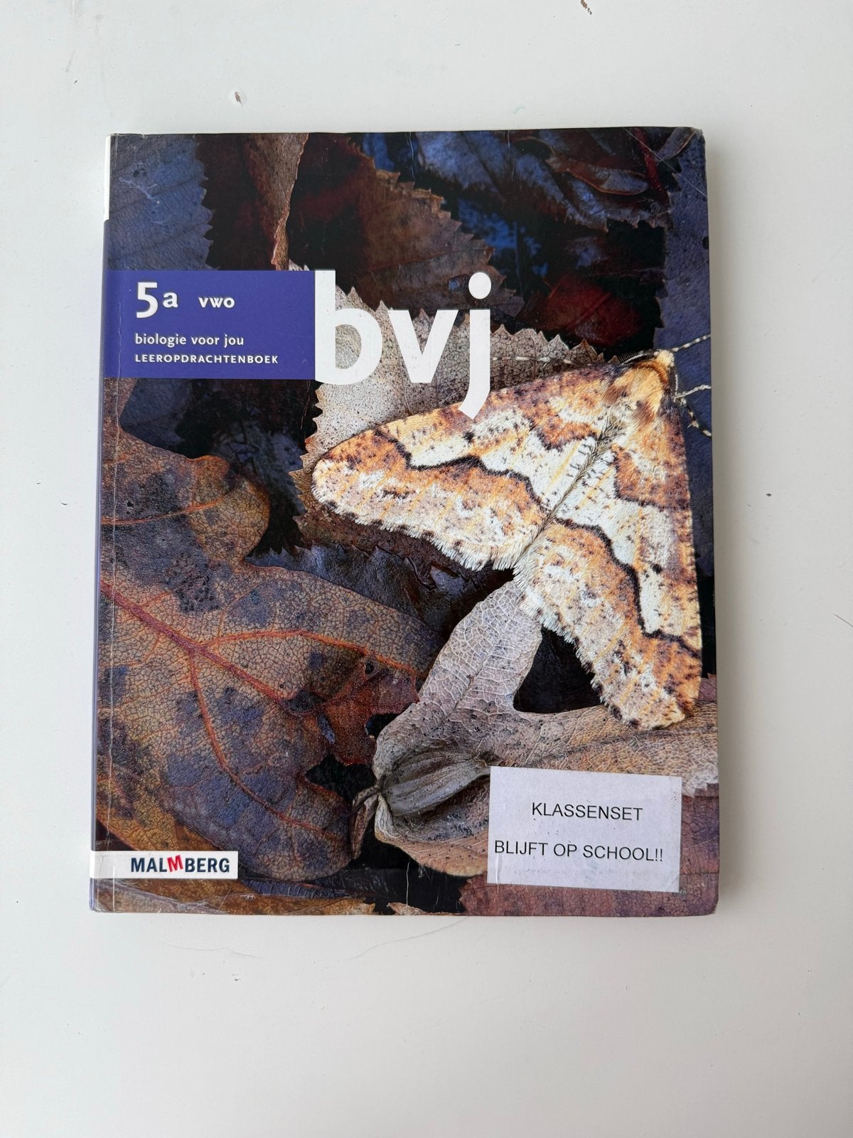 Biologie voor jou 5a vwo leeropdrachtenboek Malmberg, Ophalen of Verzenden, Gelezen, VWO, Biologie