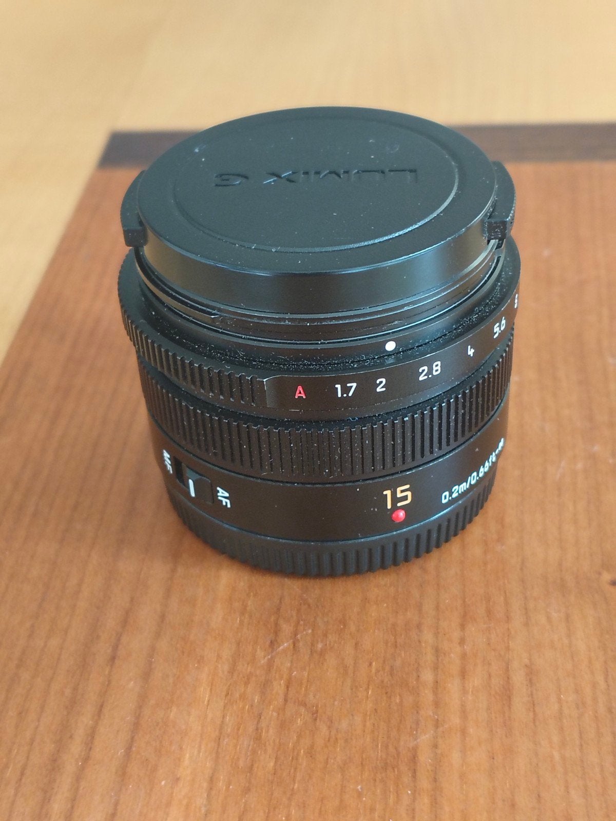 Panasonic Leica DG Summilux 15mm 1.7 ASPH   L mount lens., Ophalen