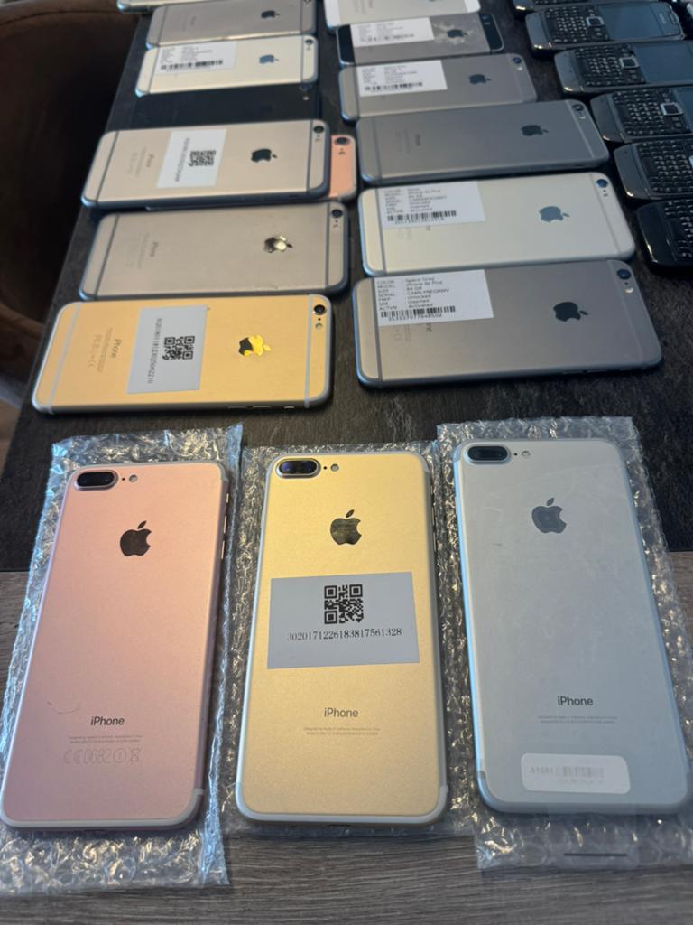 Partij iphone 5, SE, 6G, 6+, 6S+, 7G, 7+, Telecommunicatie, Mobiele telefoons | Apple iPhone, Wit, Ophalen of Verzenden, 64 GB