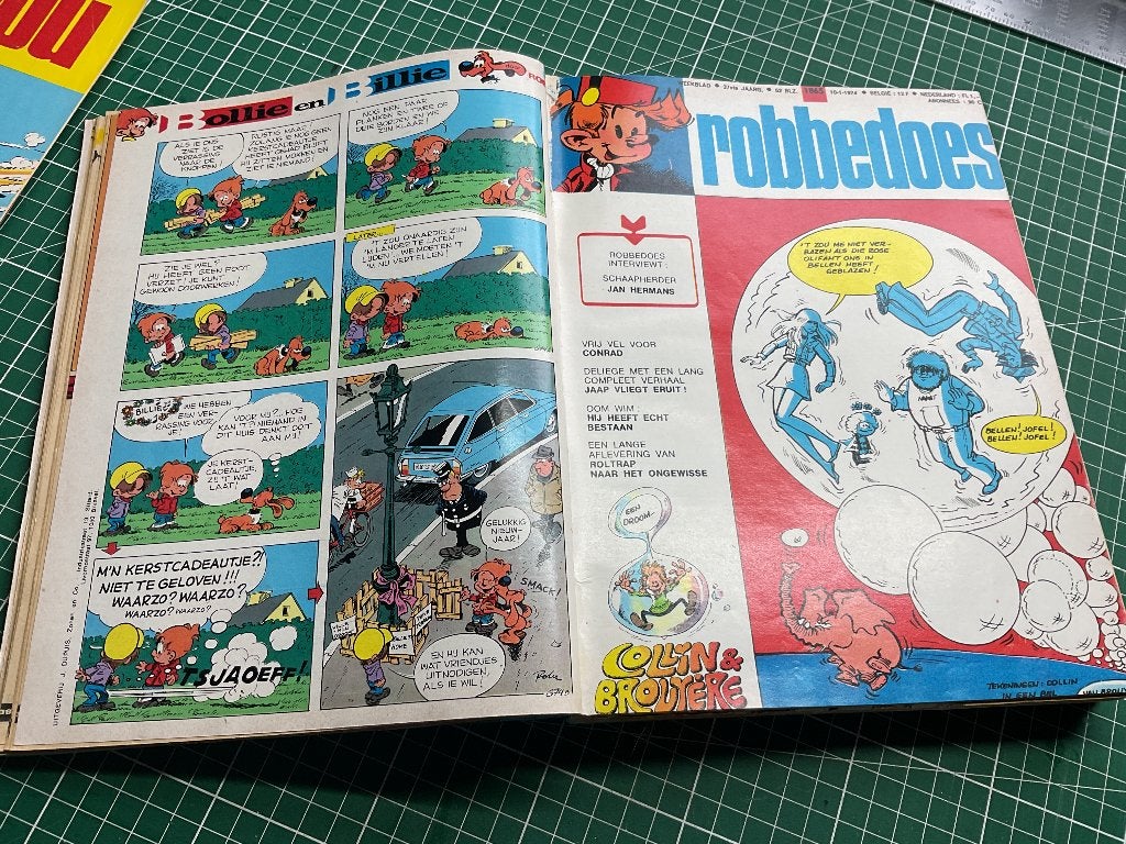 ROBBEDOES  Gebonden boek  1974, Boeken, Gelezen, Eén stripboek, Diverse auteurs, Ophalen of Verzenden