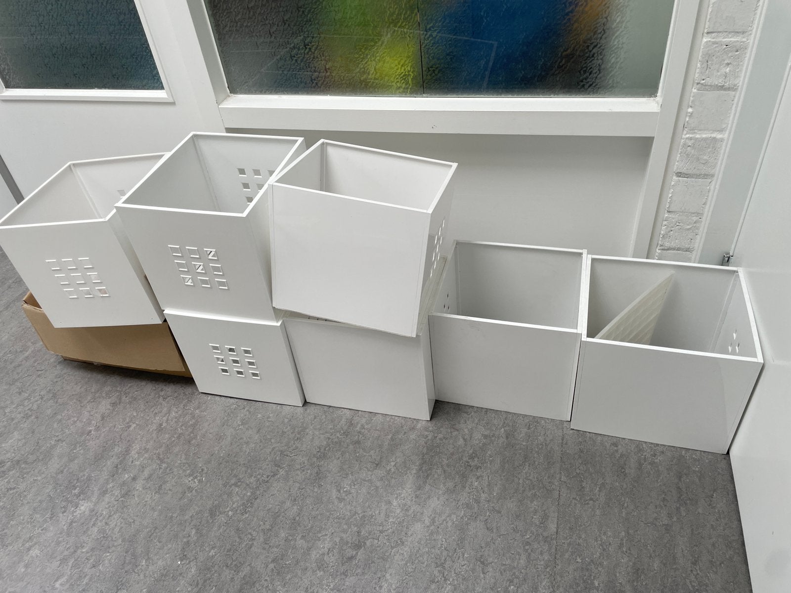 IKEA KALLAX bakken, Ophalen, Gebruikt, Wit, Kunststof
