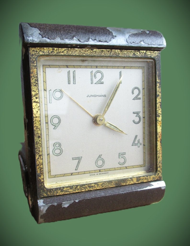 Junghans~Art deco Reiswekker~Wekker~Wekkertje~jrn 30, Ophalen of Verzenden